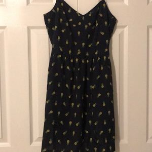 Navy pineapple dress